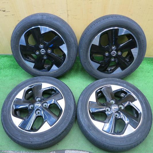 キレイ！21年★日産 ルークス 純正 155/65R14 ダンロップ エナセーブ EC300+ 14インチ PCD100/4H★5062807HAノ