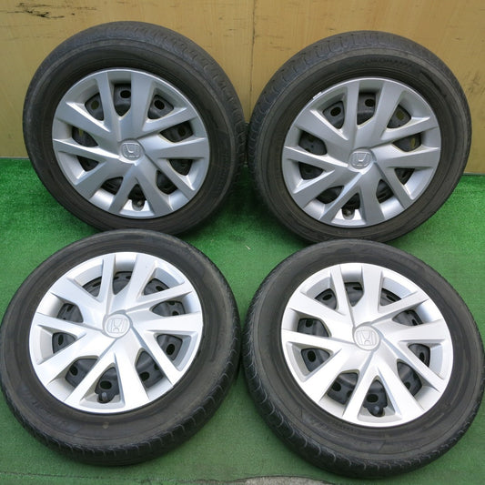 4本価格★ホンダ N-BOX 純正 スチール 155/65R14 ヨコハマ ブルーアース 14インチ Nボックス PCD100/4H★5042711HAノ