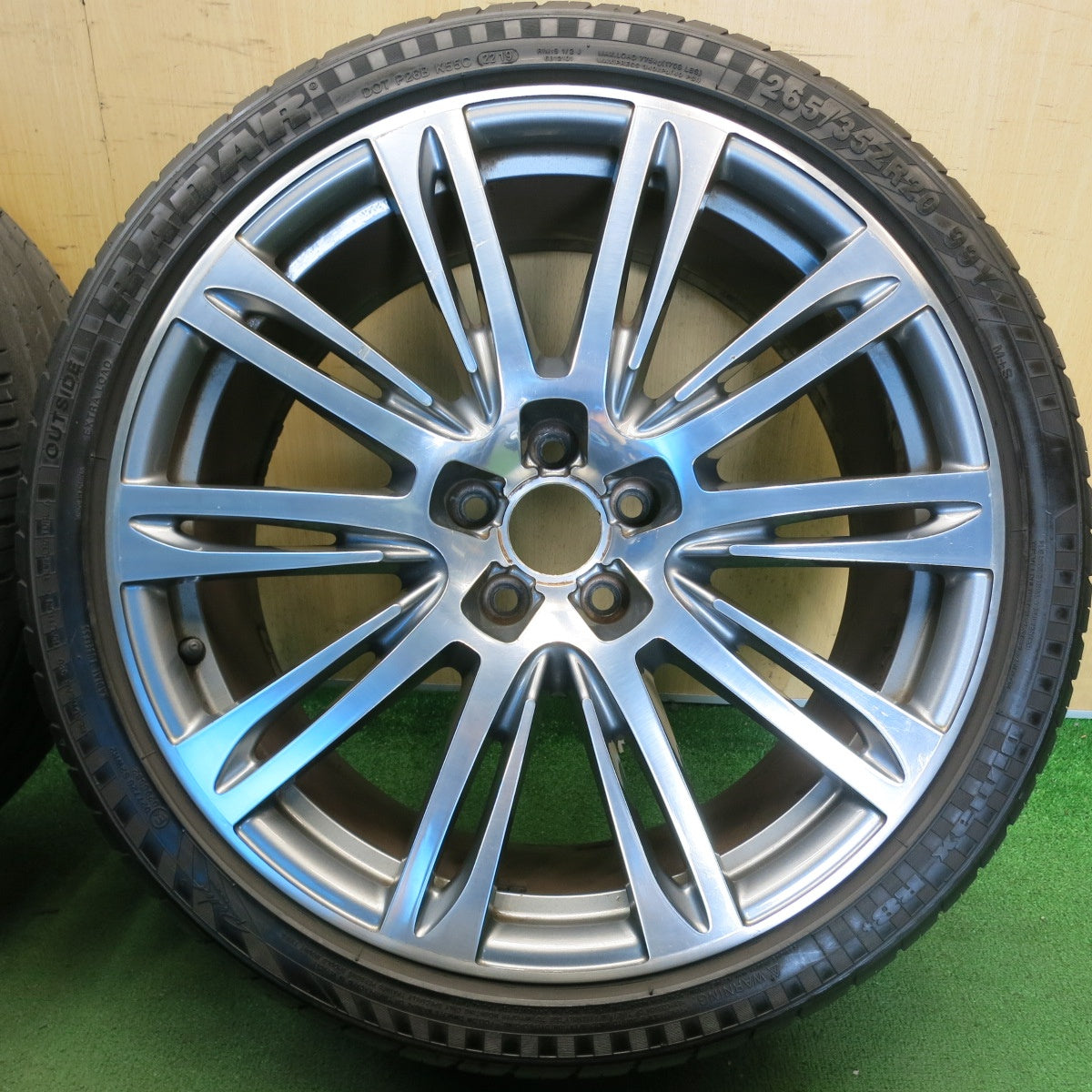 バリ溝！9.5分◎アウディ A7 純正 265/35R20 レーダー Dimax R8+ ナンカン Sportnex AS-2+ 20インチ PCD112/5H◎6081303HAノ