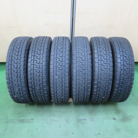 ほぼ未使用！25年！6本★トラック バス タイヤ 205/85R16 117/115N ブリヂストン エコピア M812 ミックス オールシーズン 16インチ★6013106イスタ