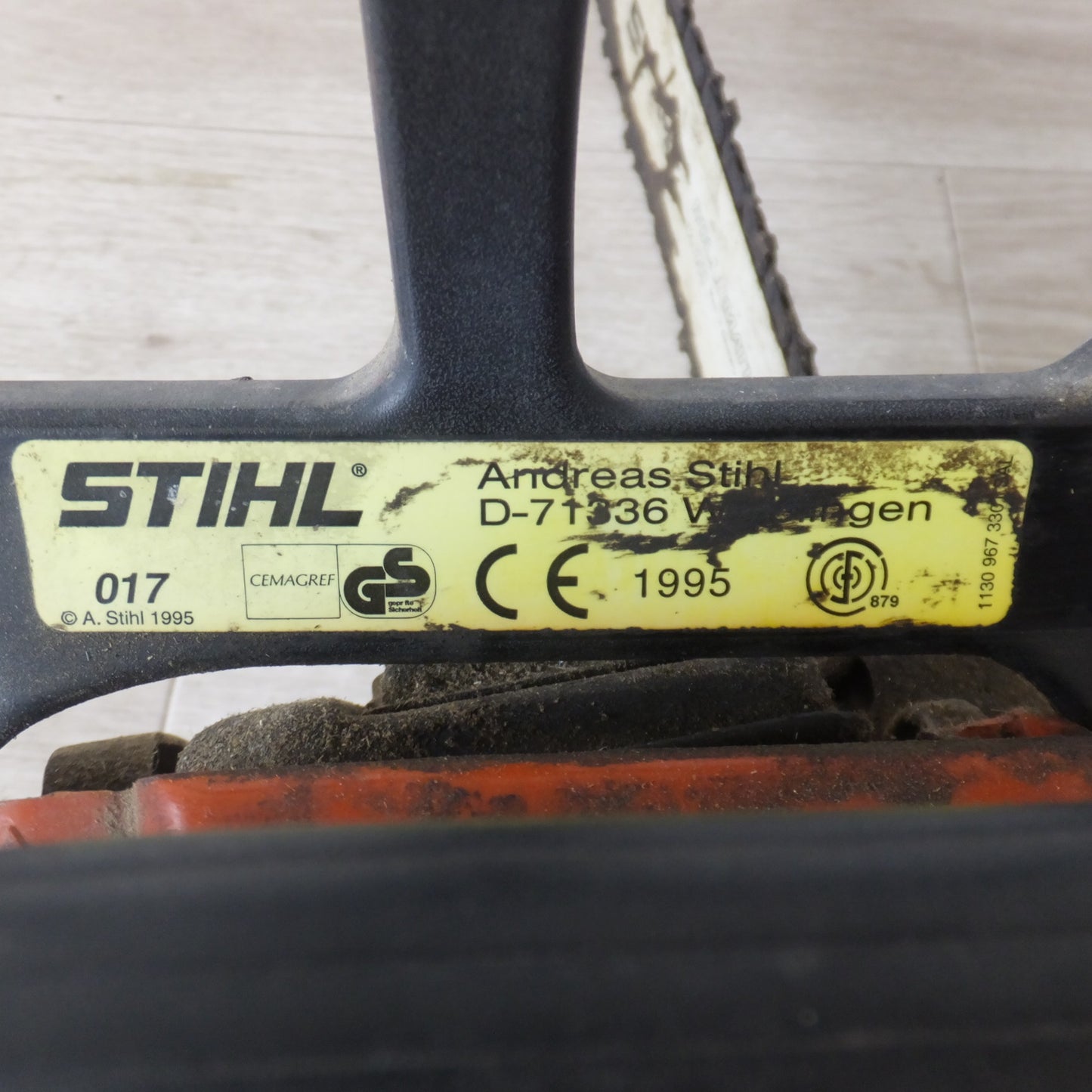 [送料無料] 岐阜発 ジャンク★スチール STIHL エンジンチェーンソー 017 D-71336★