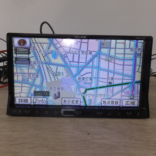 [送料無料] ★富士通テン イクリプス ECLIPSE メモリーナビゲーション AVN-V01[73]★