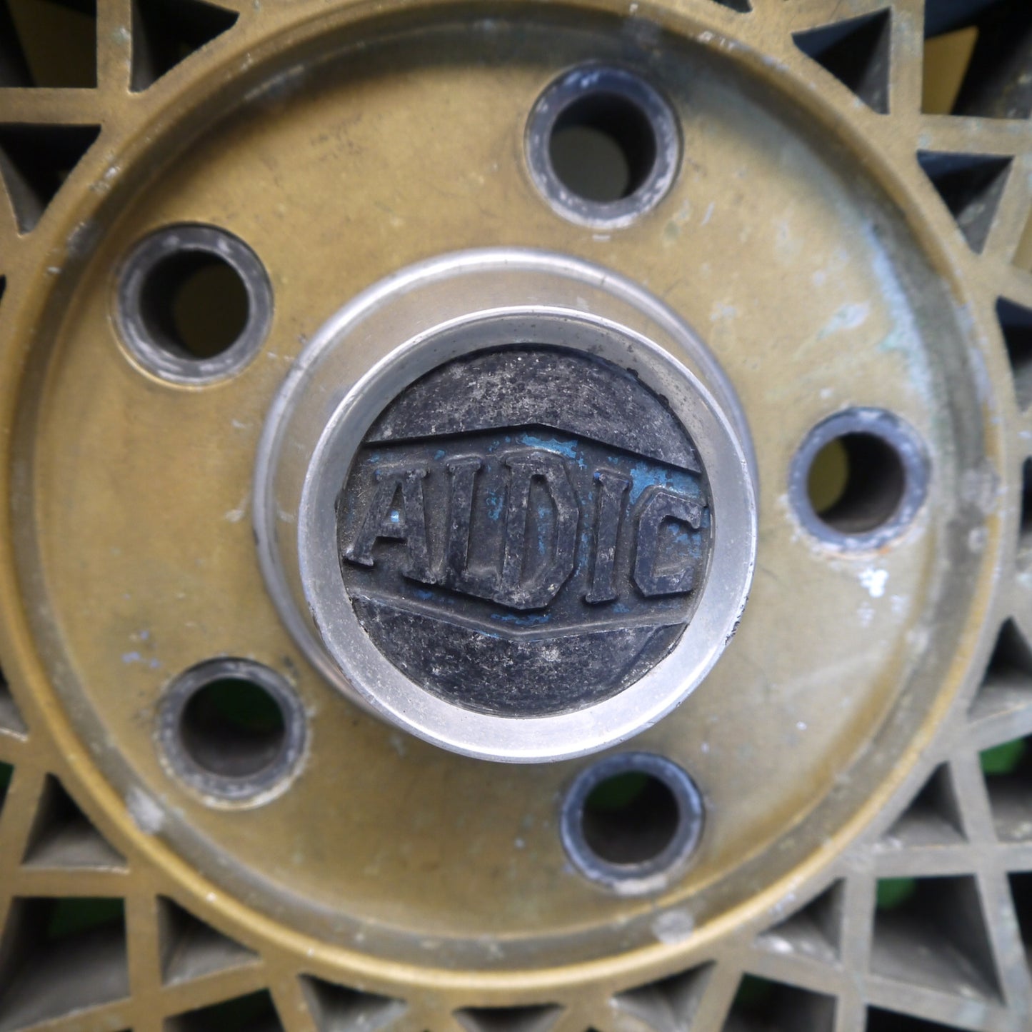 4本価格◎旧車 265/50R14 ブリヂストン SF-330 EAGER ホワイトレター 社外 アルミ ALDIC メッシュ 14インチ PCD120/5H◎6070304Hノ