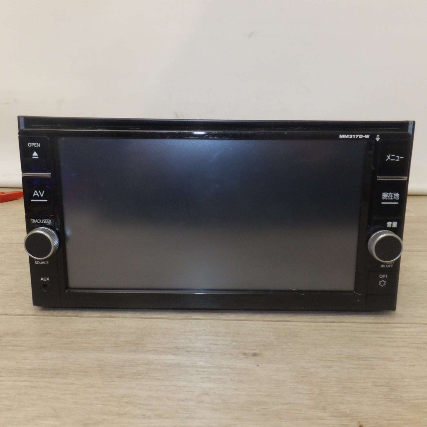 [送料無料] ジャンク★パナソニック製 日産 純正 オリジナルナビゲーション MM317D-W B8260-7992E-NP[2]★