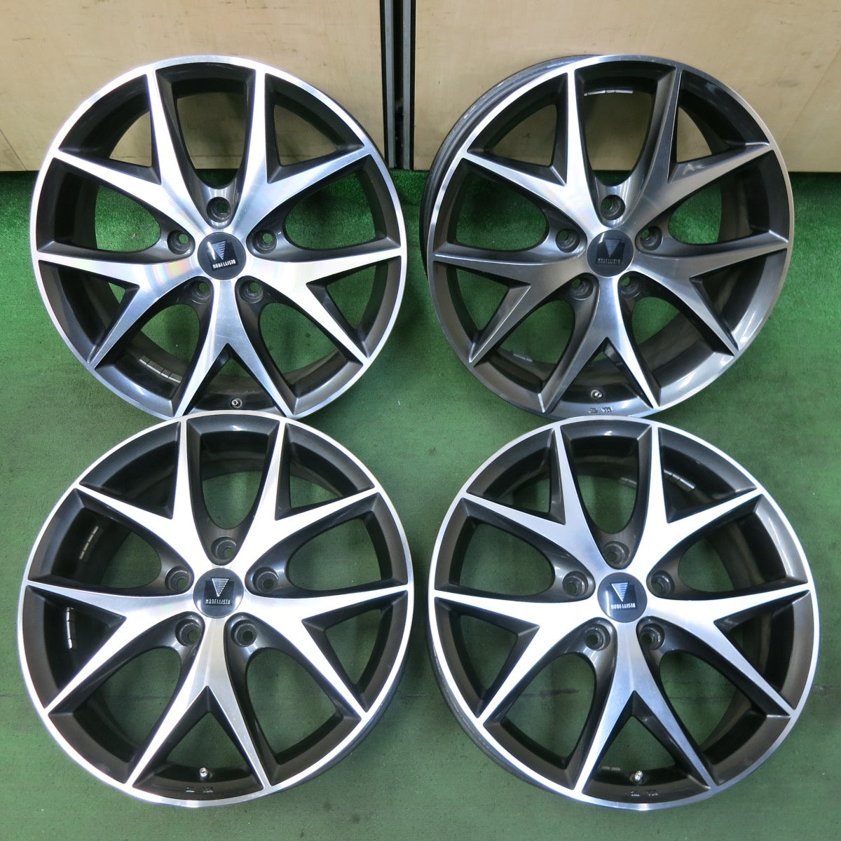 キレイ★MODELLISTA WingDancer3 17インチ ホイール モデリスタ ウイングダンサー3 17×6.5J PCD114.3/5H★5070415SYホ