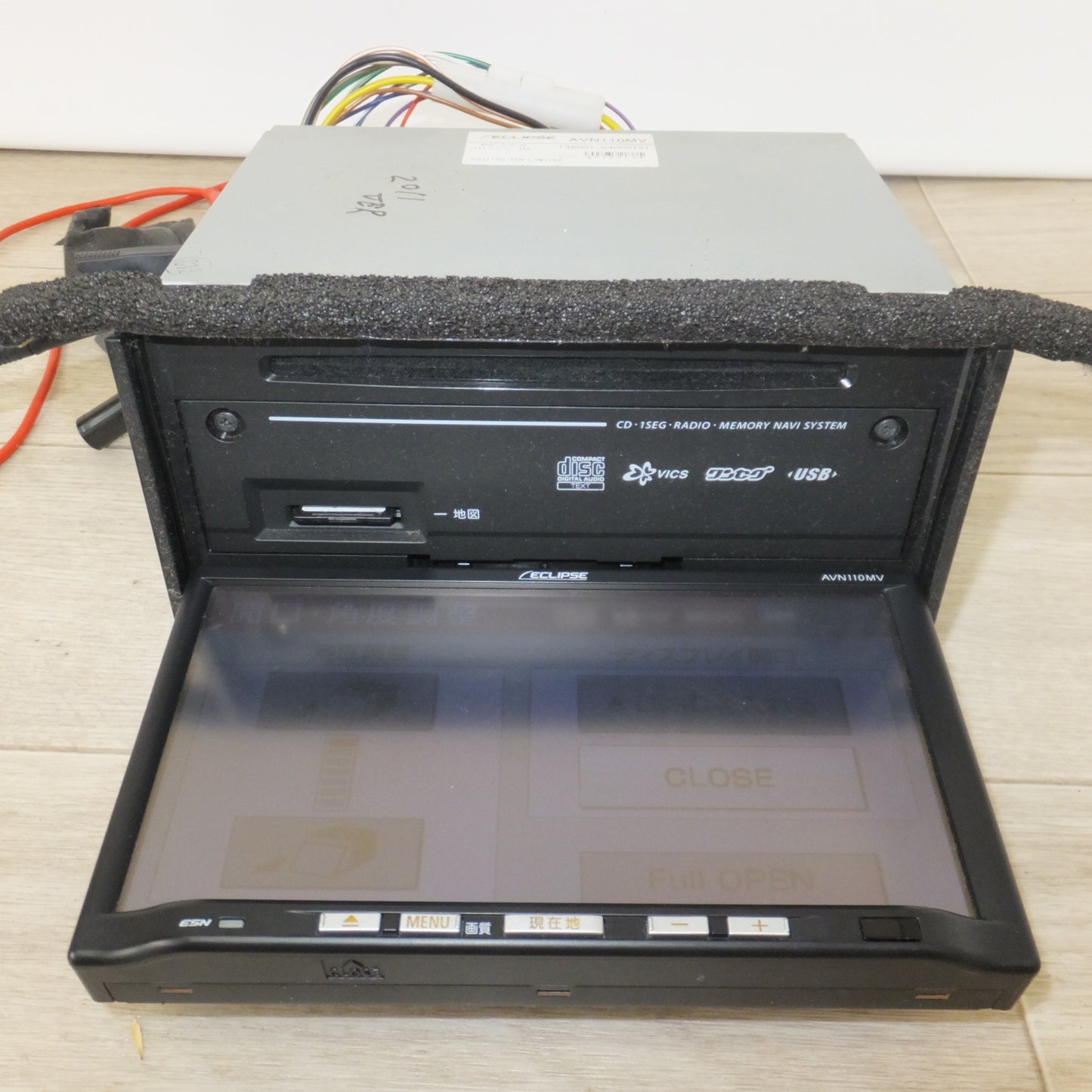 [送料無料] ★ECLIPSE製 三菱 純正 メモリーナビゲーション AVN110MV[33]★