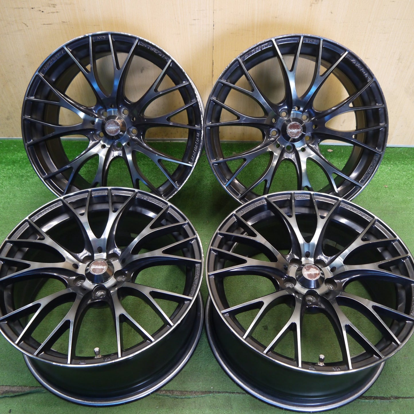 4本価格★プリウス 等 WedsSport SA-20R 18インチ ホイール ウェッズ スポーツ 18×8.5J PCD100/5H★6063001Hホ