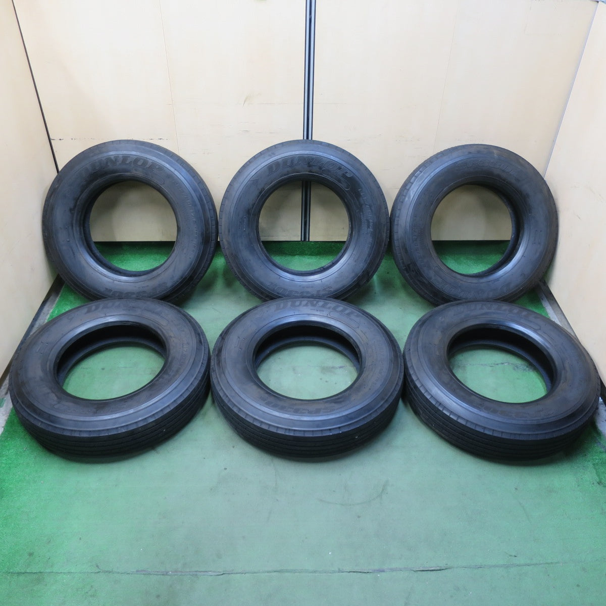 新車外し！25年！6本★トラック タイヤ 225/80R17.5 123/122L ダンロップ SP330K 17.5インチ★5112213イノタ