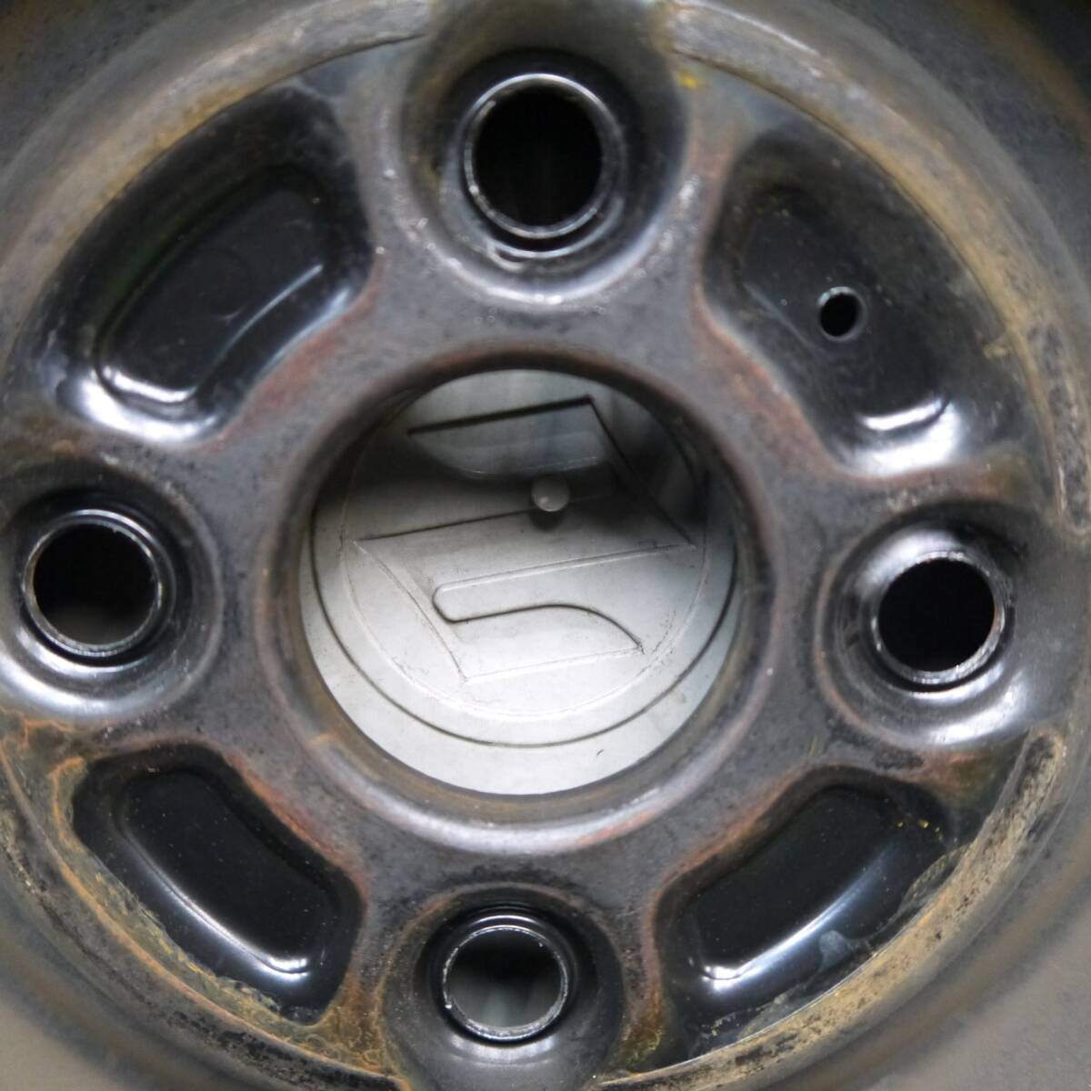 バリ溝！8.5分★スズキ スペーシア 純正 スチール 155/65R14 スタッドレス ブリヂストン アイスパートナー2 14インチ PCD100/4H★5031201Hス