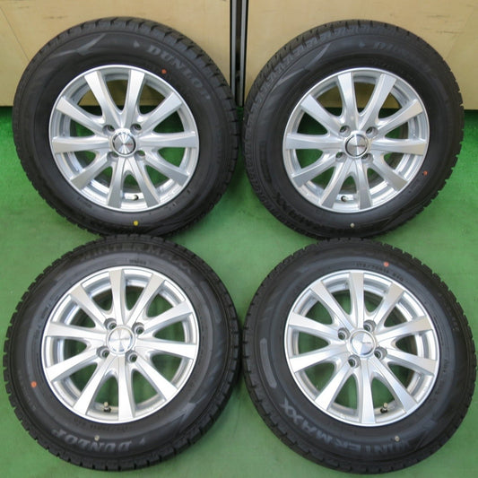 バリ溝！キレイ！9.5分★スタッドレス 175/70R14 ダンロップ ウインターマックス WM02 ravrion RS01 ラブリオン 14インチ PCD100/4H★5021708イス