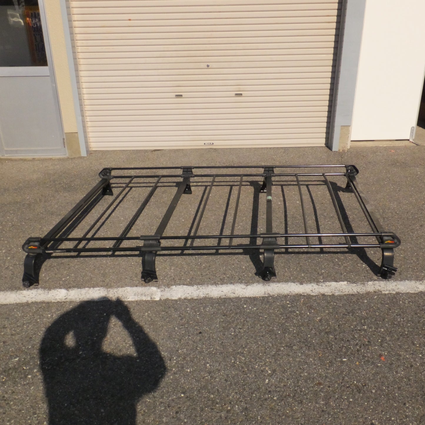 【岐阜発 直接引取限定】現状品★精興工業 TUFREQ ルーフキャリア 8本脚　トヨタ タウンエース 5BF-S403M 着用品　最大荷重 50kg★