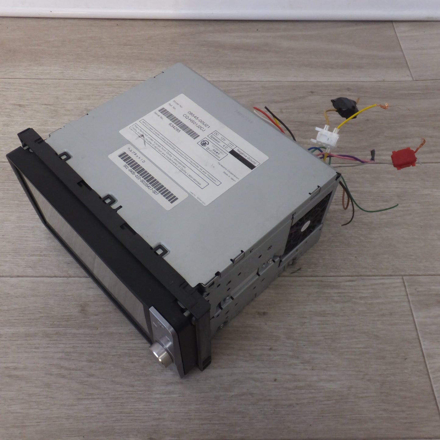 [送料無料] 現状品★パナソニック製 トヨタ 純正 HDDナビゲーション エクシードナビ NHZN-W61G 08545-00U21　セキュリティロック品(49)★