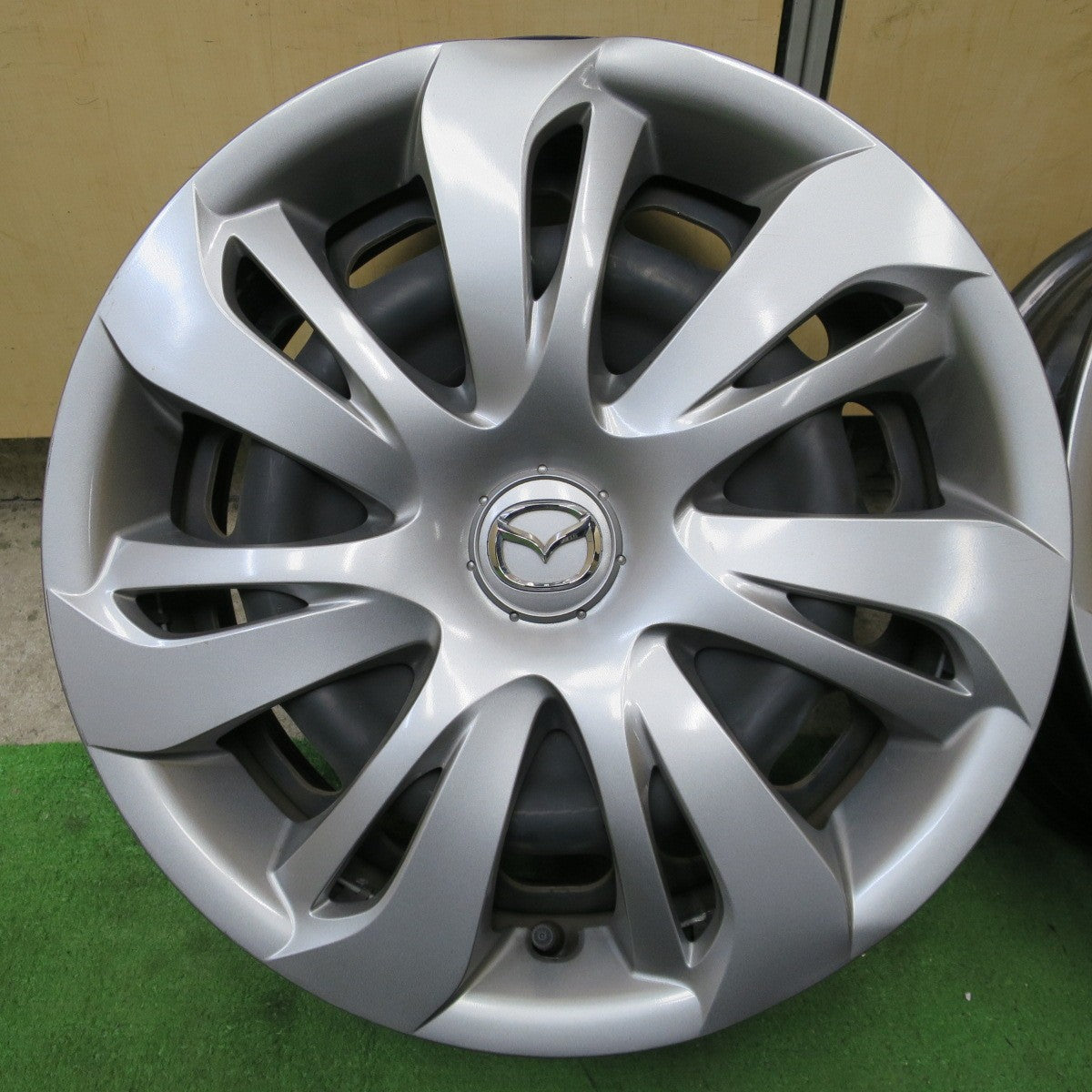 4本価格◎マツダ デミオ 純正 スチール ホイール 15インチ 15×5.5J PCD100/4H◎6091202NGホ
