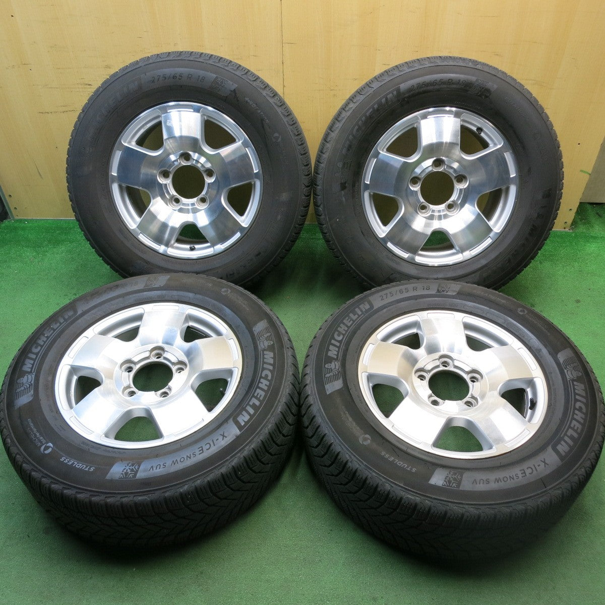 4本価格！21年★トヨタ タンドラ 純正 275/65R18 スタッドレス ミシュラン X-ICE SNOW SUV 18インチ PCD150/5H★5091106HAス