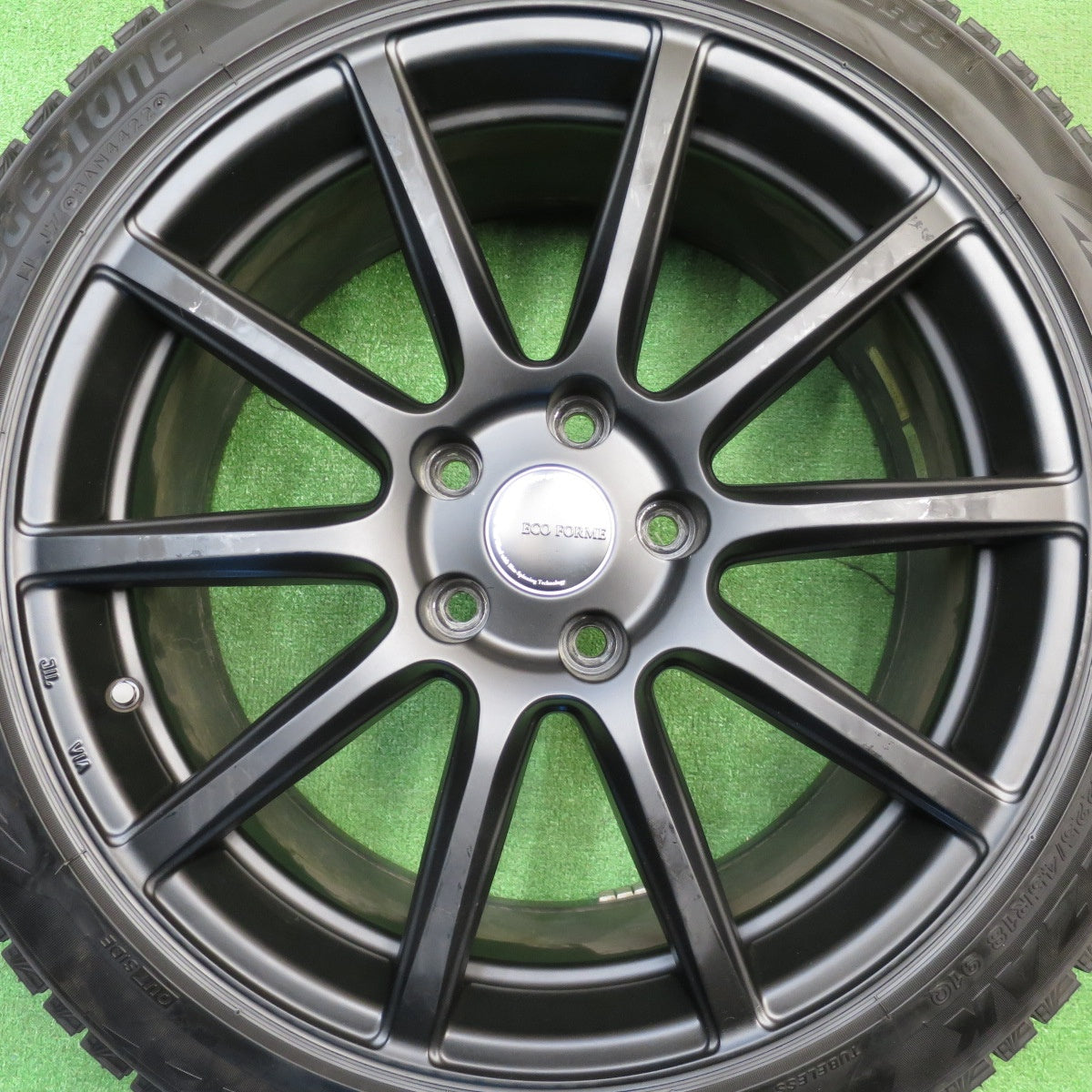 [送料無料] バリ溝！22年！ほぼ10分★スタッドレス 225/45R18 ブリヂストン ブリザック VRX3 ECO FORME エコフォルム 18インチ PCD114.3/5H★5030703Hス