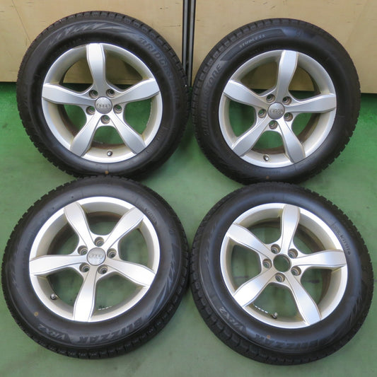 ほぼ未使用！24年★アウディ A1 8X 純正 185/60R15 スタッドレス ブリヂストン ブリザック VRX2 15インチ PCD100/5H★6051302イス