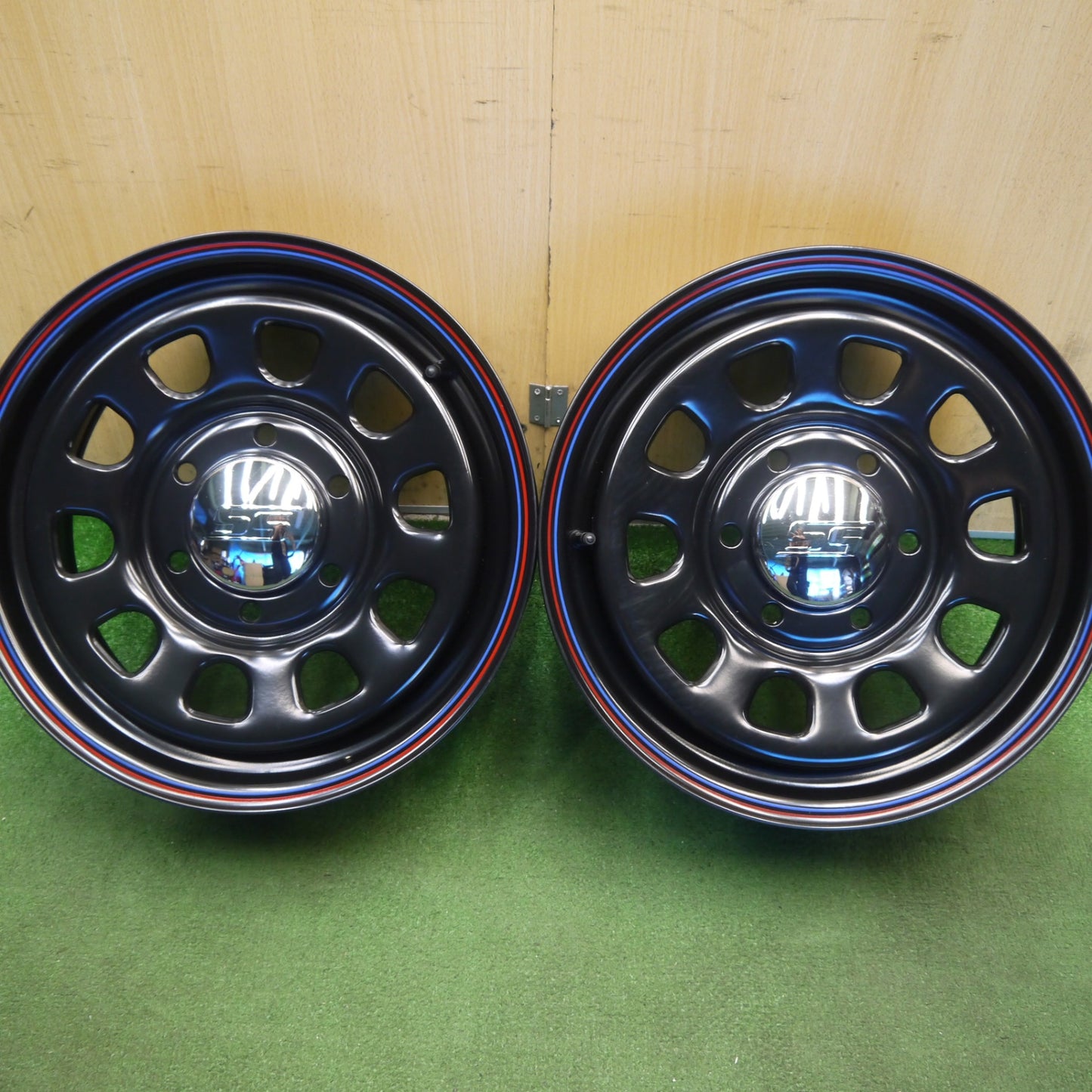 ほぼ未使用！2本◎DAYTONA デイトナ スチール ホイール 16インチ 16×6.5JJ PCD139.7/6H◎6082406Hホ