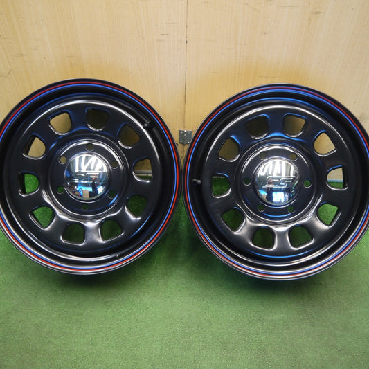 ほぼ未使用！2本◎DAYTONA デイトナ スチール ホイール 16インチ 16×6.5JJ PCD139.7/6H◎6082406Hホ