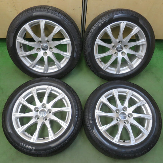 バリ溝！キレイ！9分★アウディ A4 純正 225/50R17 ピレリ Cinturato P7 17インチ PCD112/5H★6052806イノ