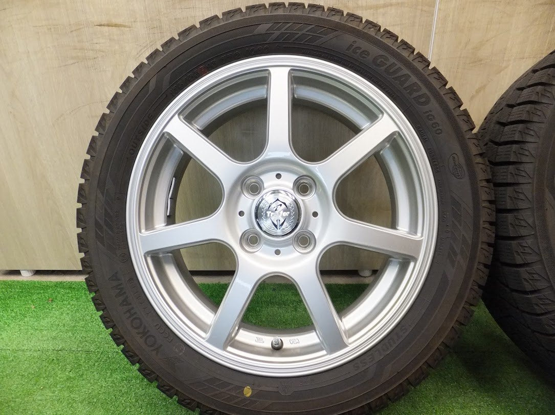 [送料無料] キレイ バリ溝！タンク・ルーミー等★スタッドレス 175/55R15 ヨコハマ アイスガード iG60 Treffer トレファー★9033002ヨス