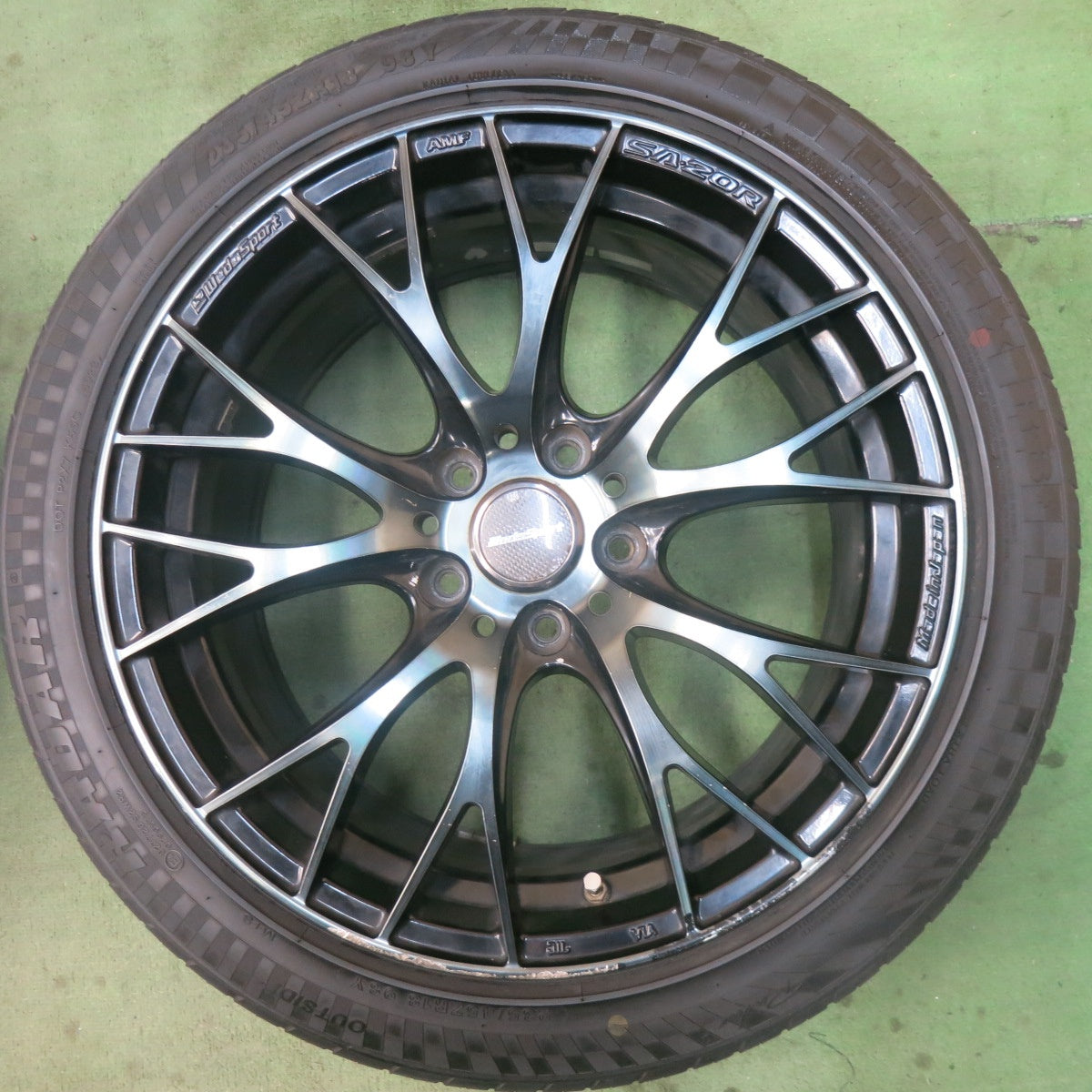 4本価格！22年★WedsSport SA-20R AMF 235/45R18 レーダー Dimax R8+ 18インチ ウェッズスポーツ PCD114.3/5H★6022405SKノ
