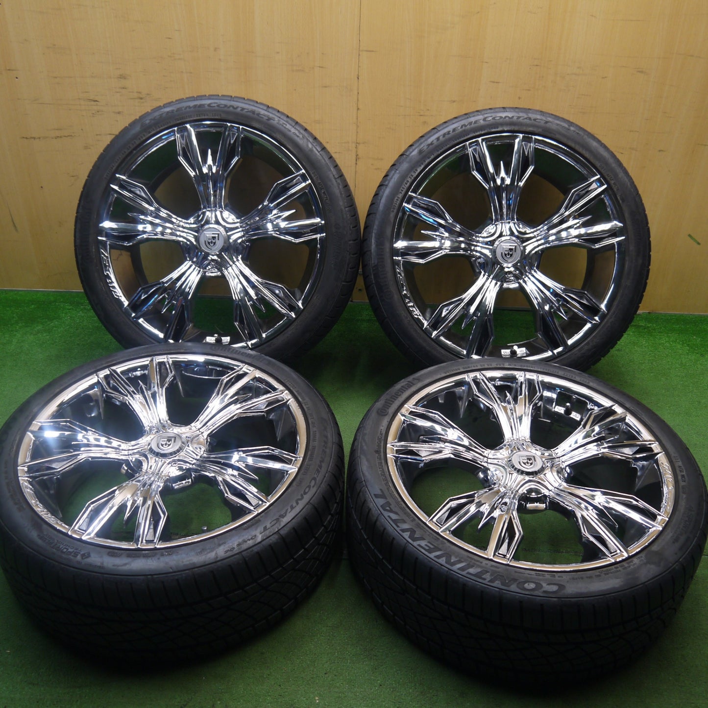 バリ溝！9.5分★LEXANI 245/40R20 コンチネンタル エクストリームコンタクト DWS06 レクサーニ レグザーニ 20インチ PCD114.3/5H★5070904Hノ
