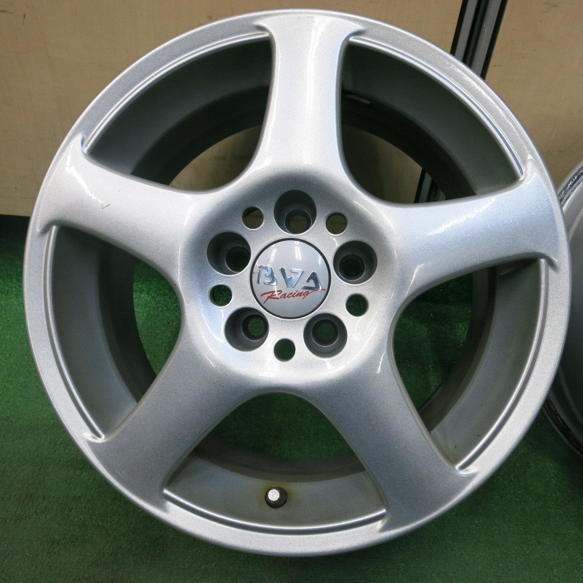 [送料無料] キレイ★BWA Racing 15インチ ホイール 15×7J BWA レーシング PCD100/5H★4103109SYホ