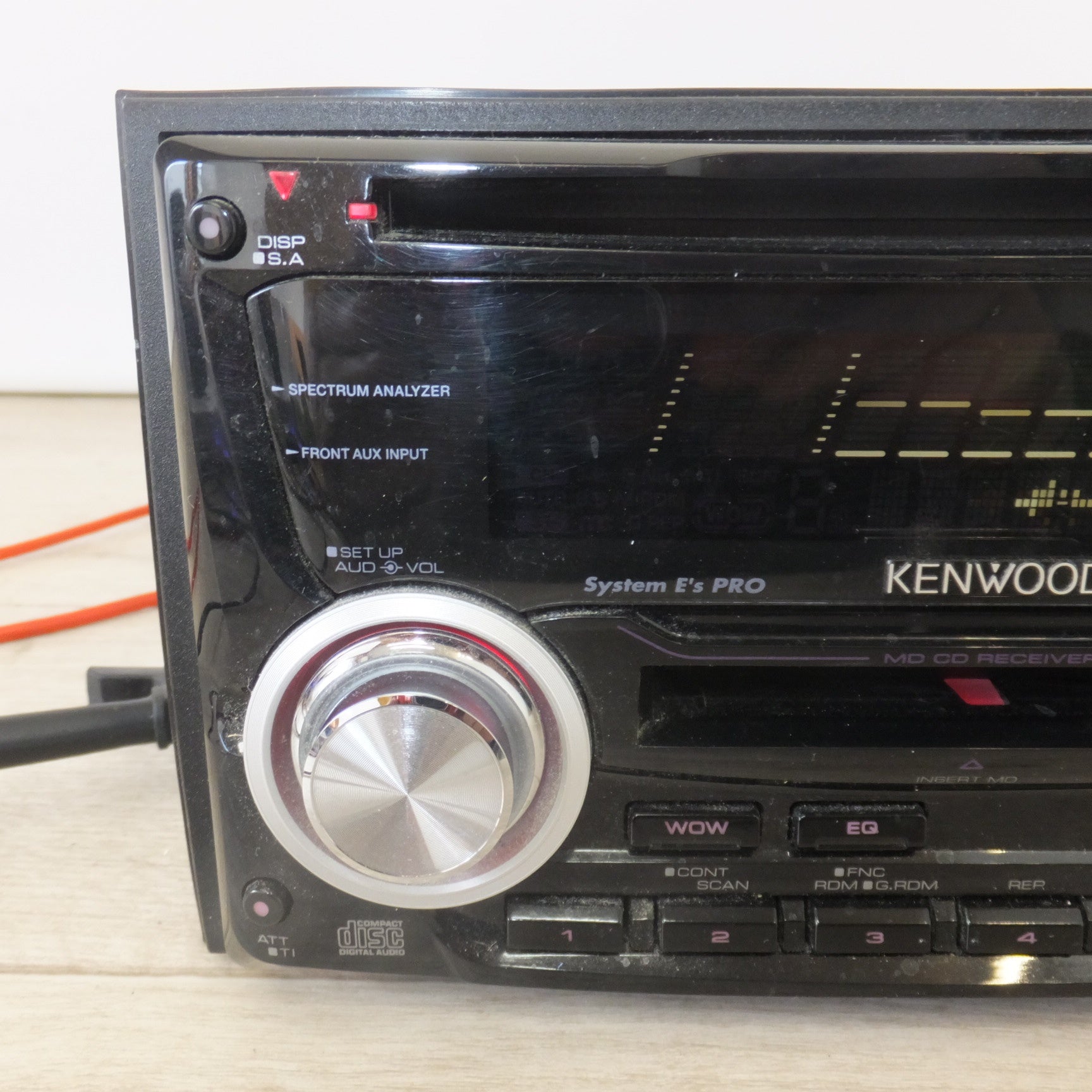送料無料] ☆ケンウッド KENWOOD カーオーディオ 2DIN コンポ CD MD