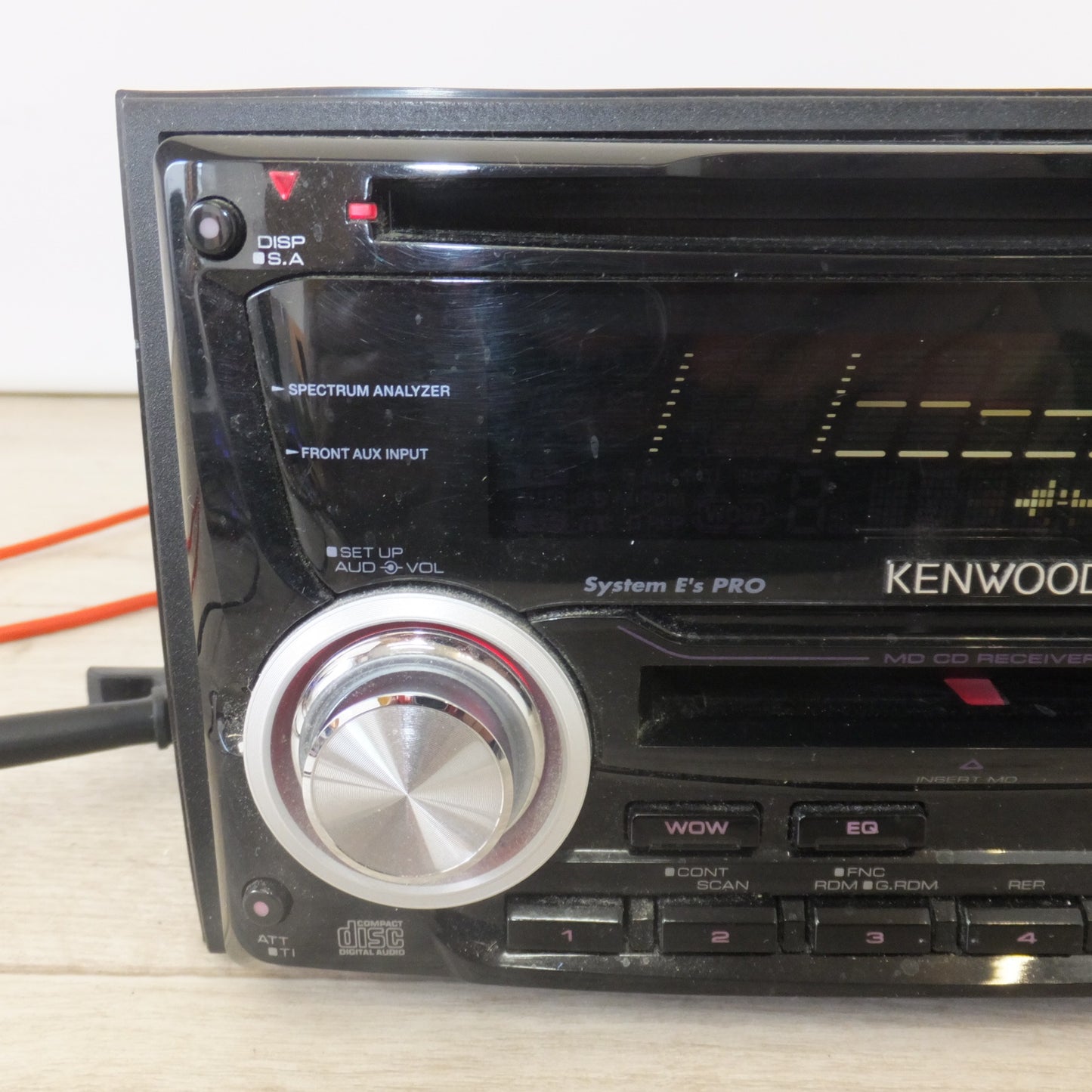 [送料無料] ★ケンウッド KENWOOD カーオーディオ 2DIN コンポ CD MD RECEIVER DPX-55MD[78]★