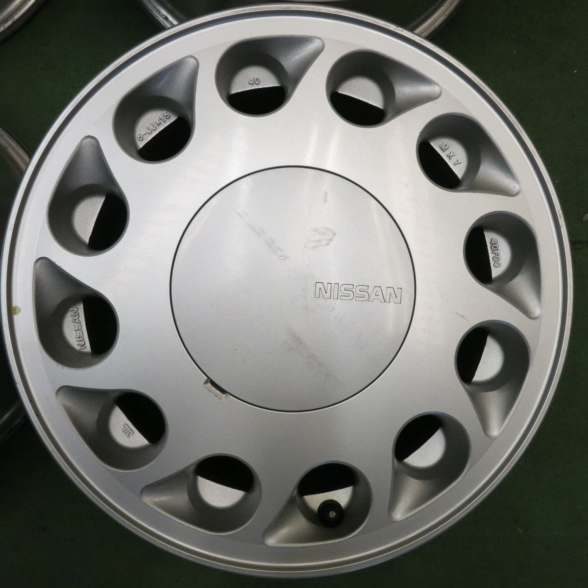 4本価格★日産 S13 シルビア 純正 ホイール 15インチ 火の玉 当時物 旧車 15×6JJ PCD114.3/4H★6042603HAホ