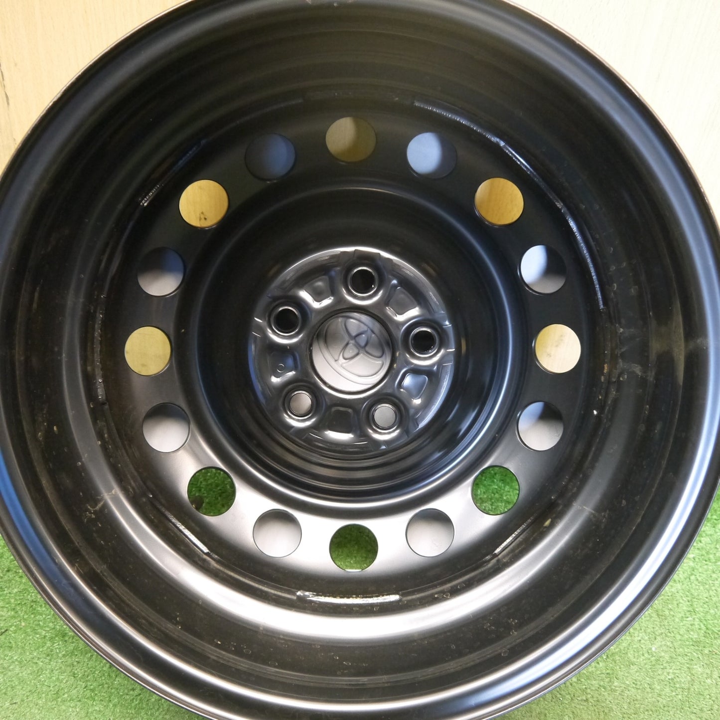 新車外し★トヨタ カローラツーリング 純正 スチール ホイール 15インチ 15×6J PCD100/5H★6051903Hホ