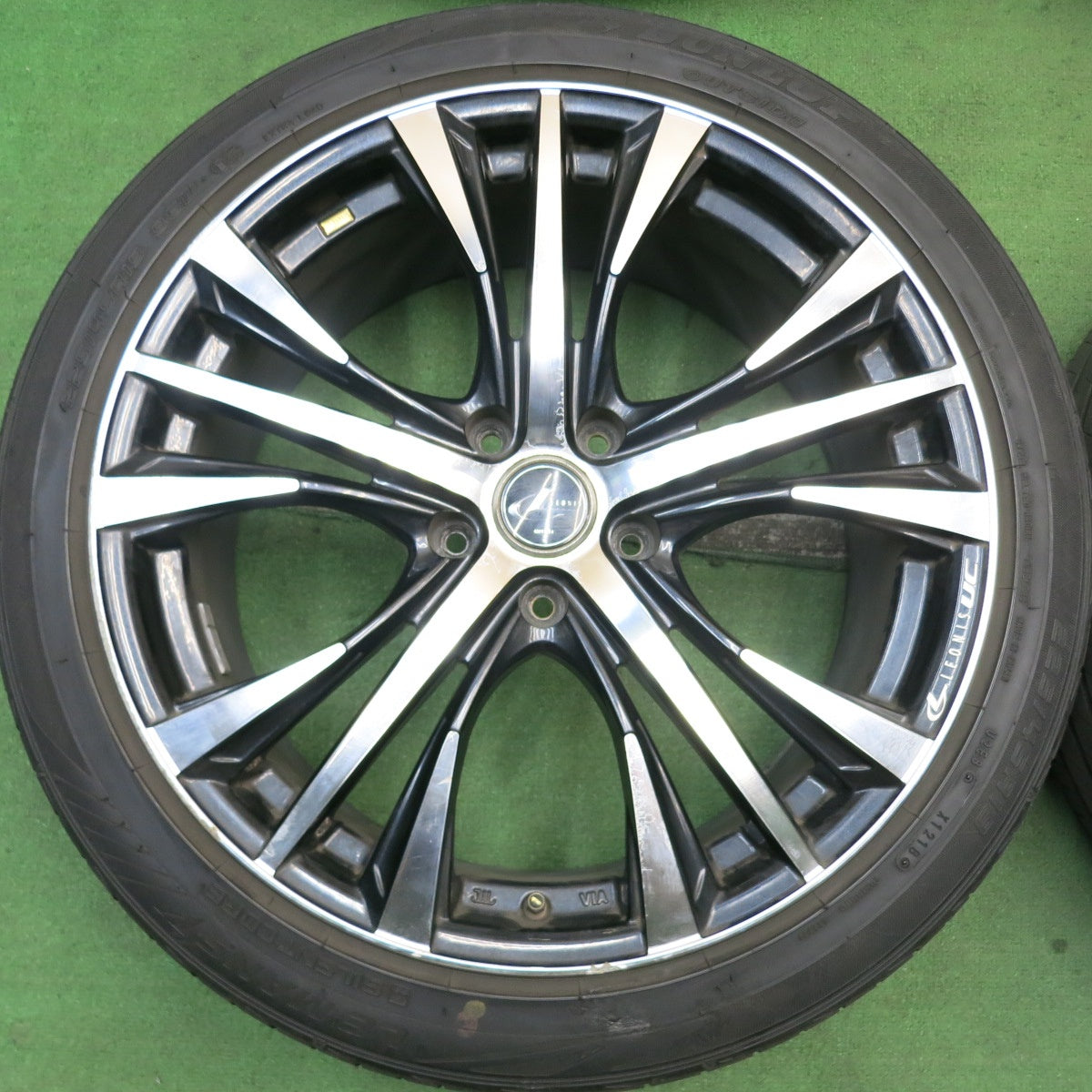 4本価格★LEONIS UC 225/45R19 ダンロップ LE MANS V レオニス ルマン5 19インチ PCD114.3/5H★5062107HAノ