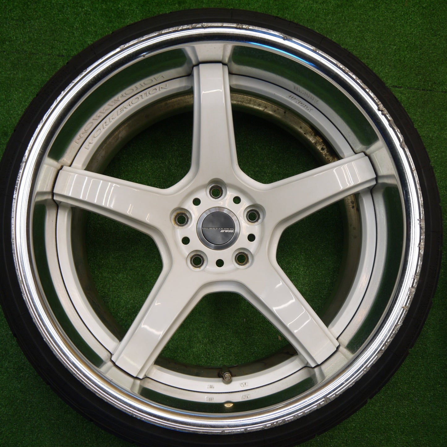 バリ溝！8.5分★WORK EMOTION T5R2P 215/35R19 225/35R19 ニットー NT555 G2 ワーク エモーション 19インチ PCD114.3/5H★5102006Hノ