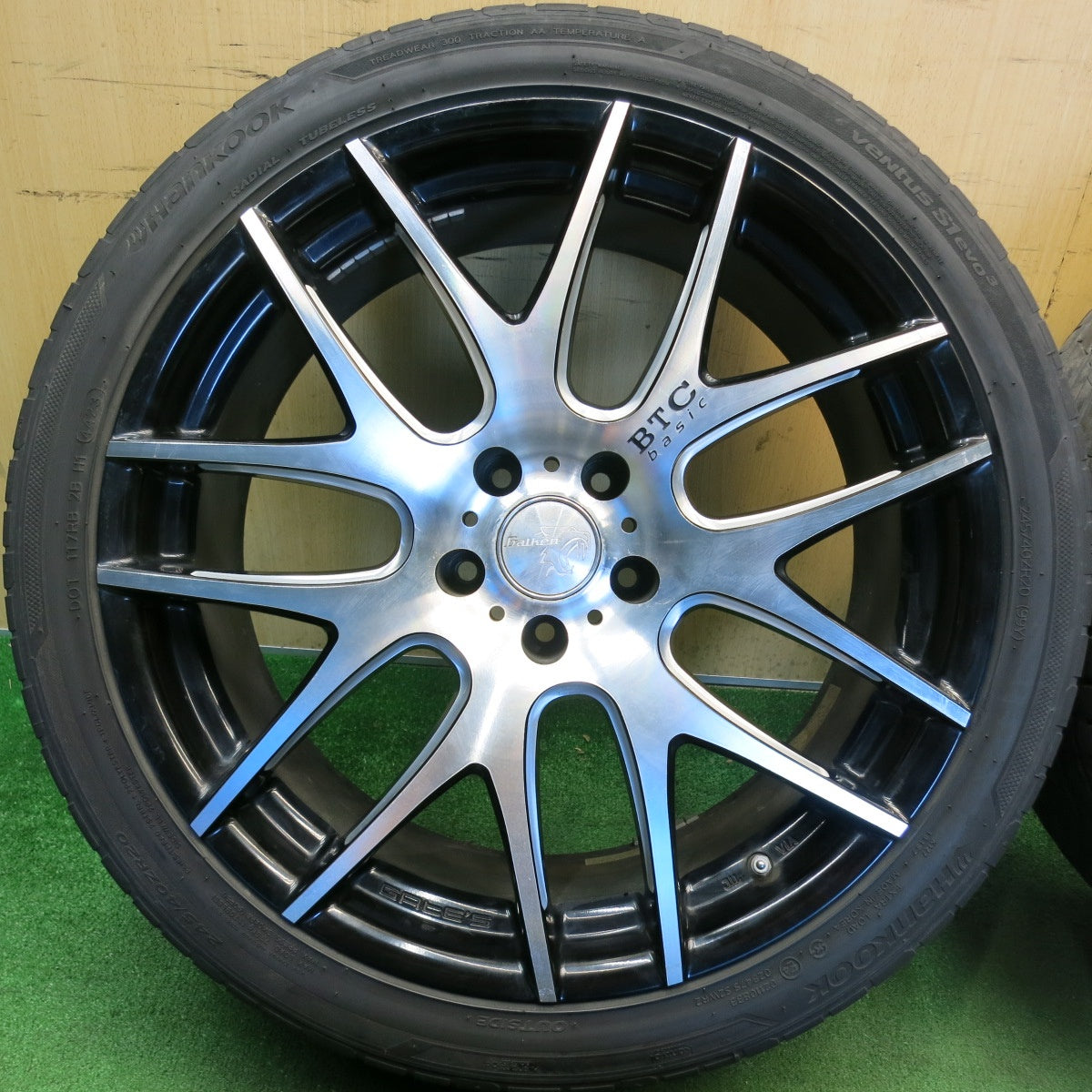 4本価格！23年★Balken BTC basic 245/40R20 ハンコック ベンタス S1 evo3 ヴァルケン 20インチ PCD114.3/5H★6051707HAノ