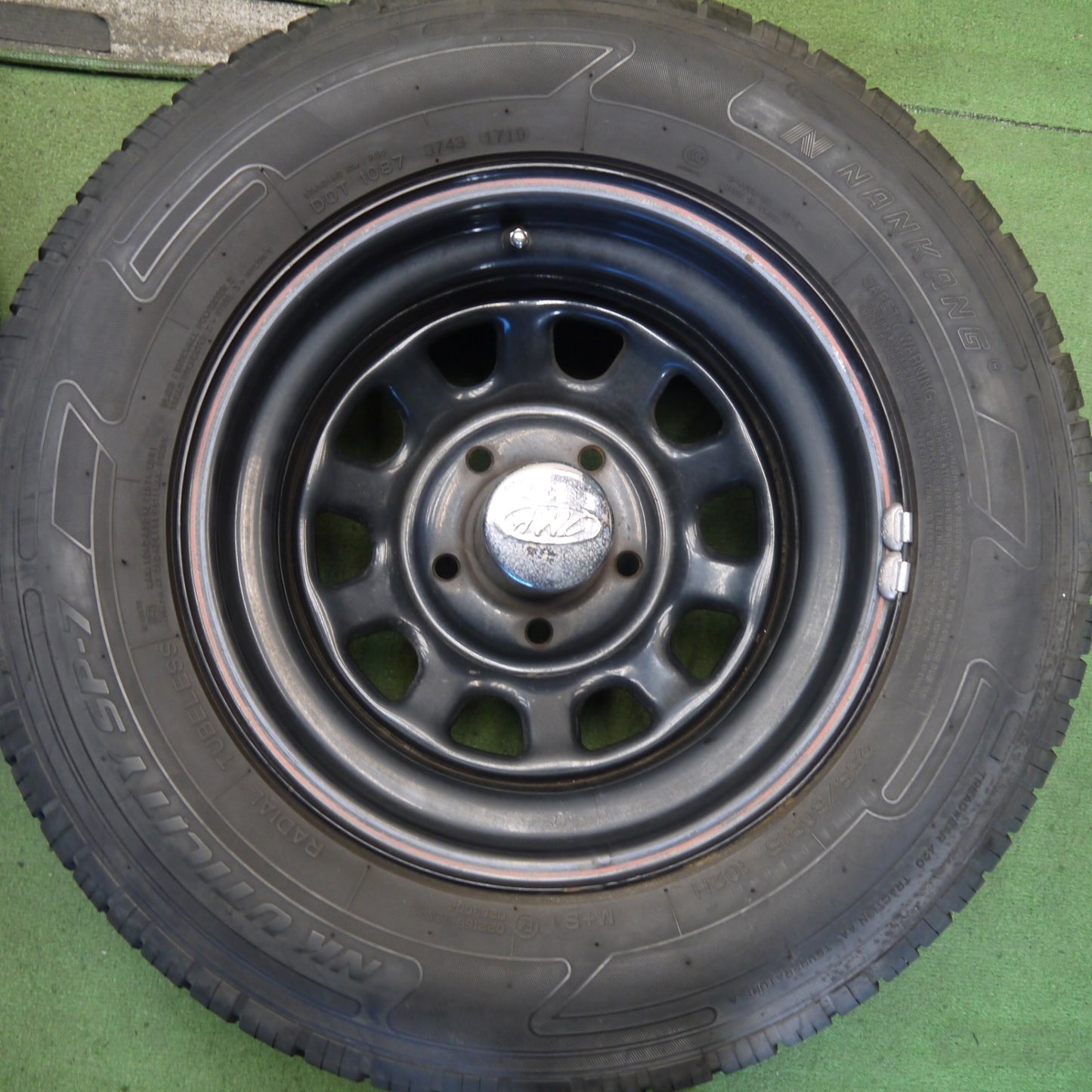 バリ溝！9分◎AWC DAYTONA 255/60R15 275/60R15 ナンカン NK UTILITY SP-7 NATIONAL XT RENEGADE ホワイトレター デイトナ スチール 15インチ PCD127/5H◎6081808Hノ