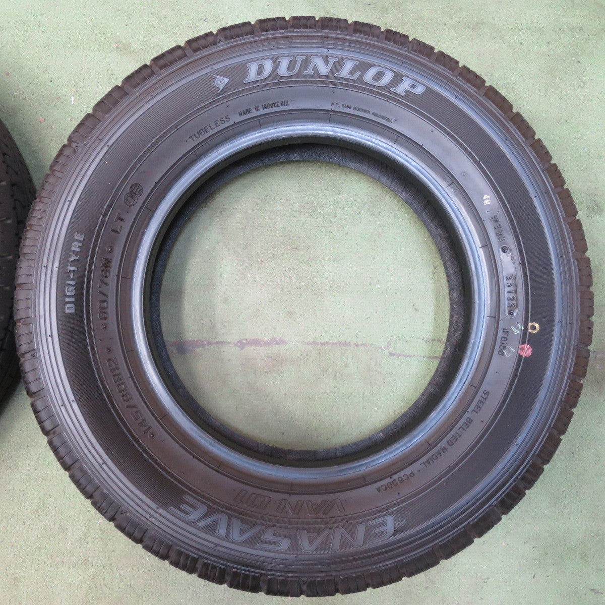 超バリ溝！25年！9.5分以上★145/80R12 80/78N ダンロップ エナセーブ VAN01 タイヤ 12インチ 軽 トラック 軽 バン ハイゼット エブリィ 等★6060403イノタ