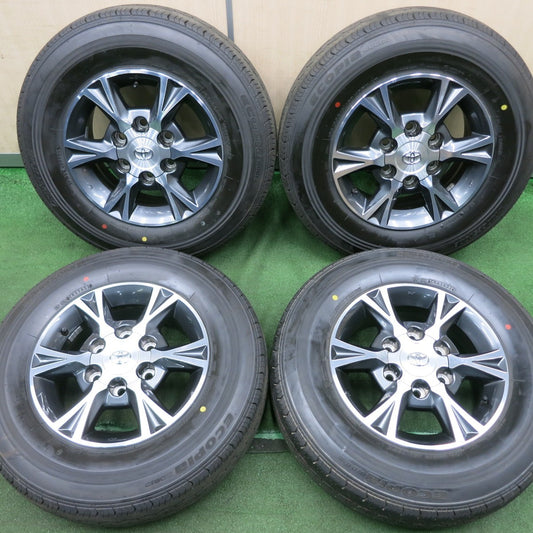 *送料無料* ほぼ新車外し！22年★トヨタ 200系 ハイエース 純正 OP 195/80R15 107/105N ブリヂストン エコピア RD613 PCD139.7/6H★4061406NJノ