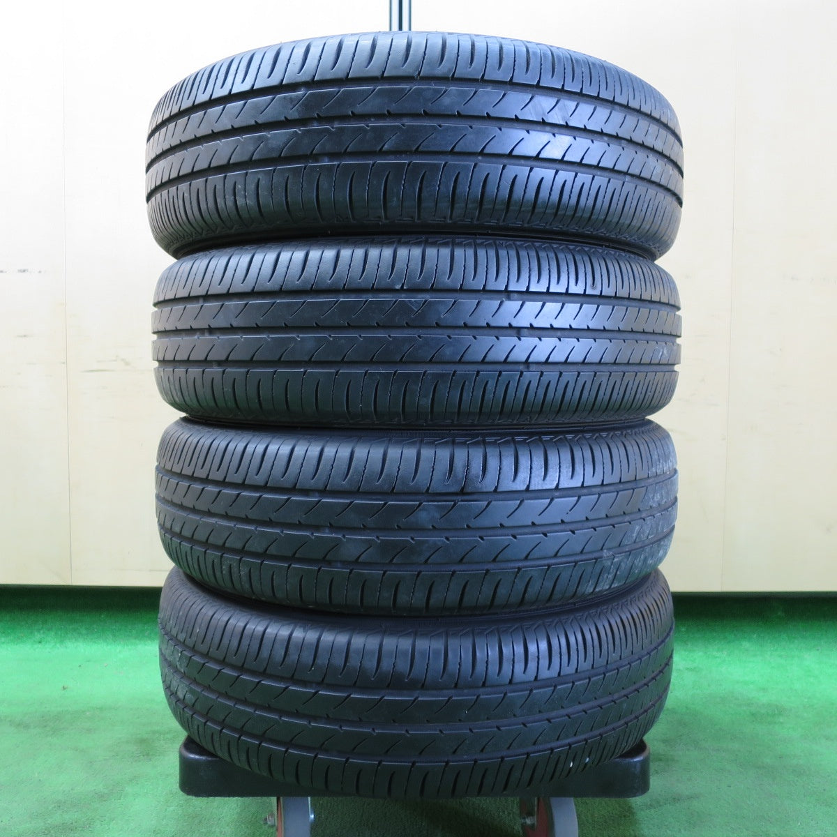 *送料無料* 4本価格★ダイハツ ムーヴ コンテ 純正 155/65R14 トーヨー ナノエナジー3 14インチ PCD100/4H★4060707イノ