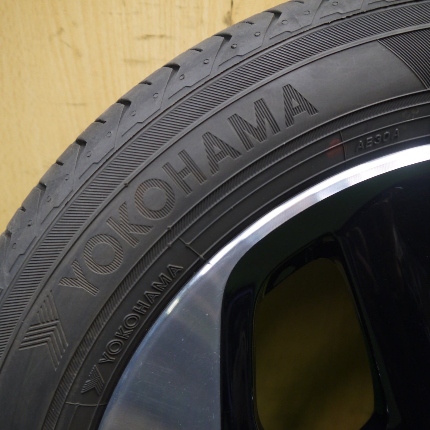 キレイ！1本★日産 デイズ ルークス 純正 155/65R14 ヨコハマ BluEarth-FE AE30 ブルーアース 14インチ PCD100/4H★6021010Hノ