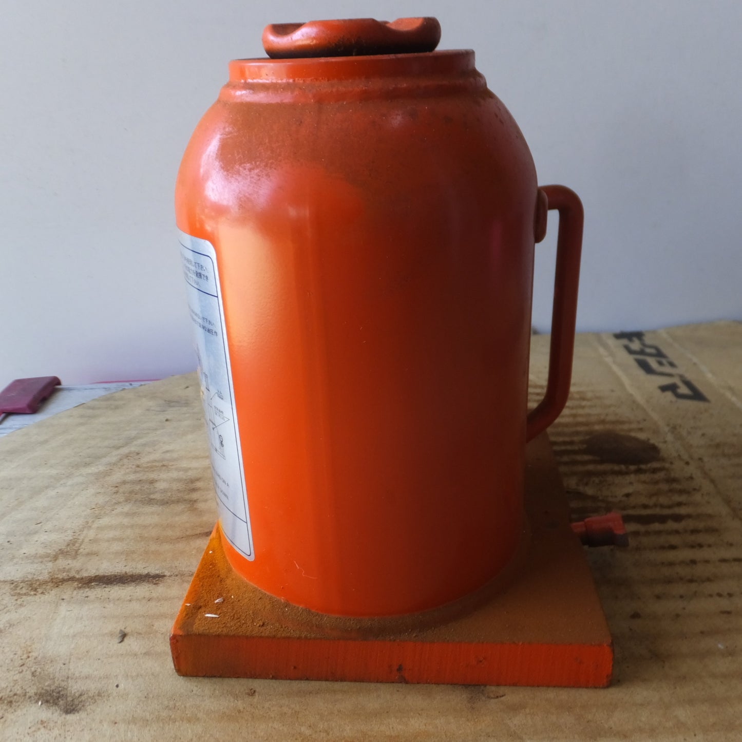 [送料無料] ◆マサダ 油圧ジャッキ HPD-10-2 工具 10TON 10ton 10トン 10000kg 油圧式 オイル だるま ダルマ 車載 自動車 点検 整備◆