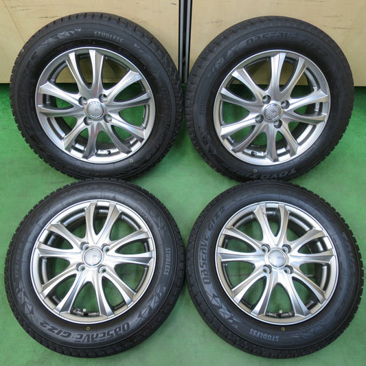 [送料無料] バリ溝！23年！キレイ！ほぼ10分★スタッドレス 175/65R15 トーヨー オブザーブ GIZ2 SIBILLA NEXT C5 シビラ 15インチ PCD100/4H★5010802イス