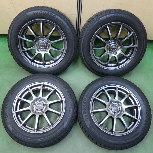 バリ溝！8.5分★スタッドレス 205/60R16 ヨコハマ アイスガード iG50 プラス SCHNEIDER シュナイダー 16インチ PCD114.3/5H★6051306イス