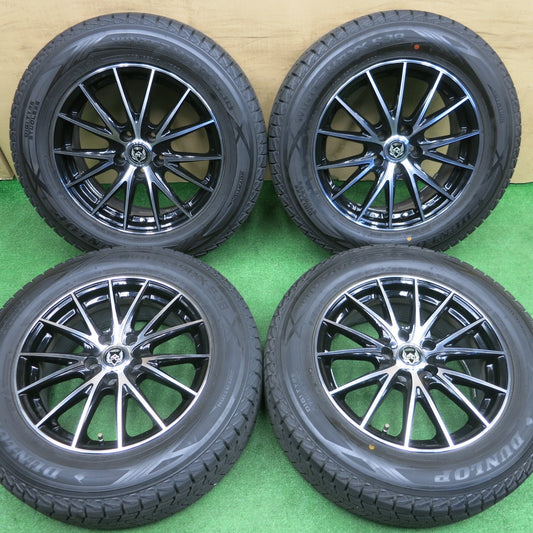 バリ溝！9.5分★スタッドレス 225/65R17 ダンロップ ウインターマックス SJ8 SJ8+ RiZLEY ライツレー 17インチ PCD114.3/5H★6020703NKス