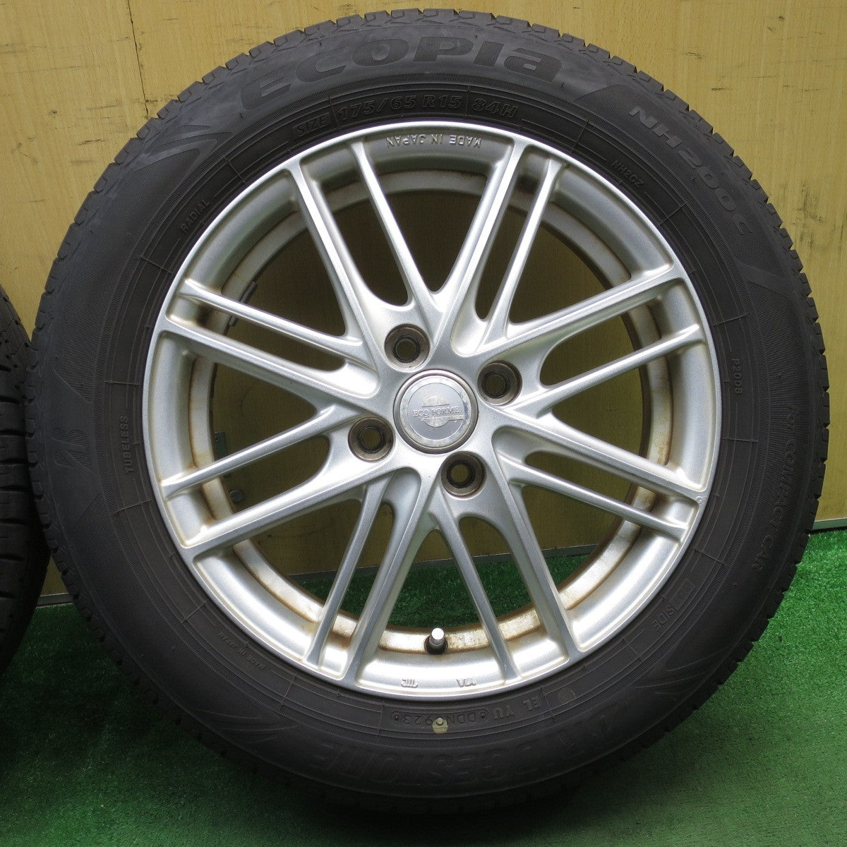 バリ溝！23年！8.5分★175/65R15 ブリヂストン エコピア NH200C ECO FORME エコフォルム 15インチ PCD100/4H★5062707NJノ