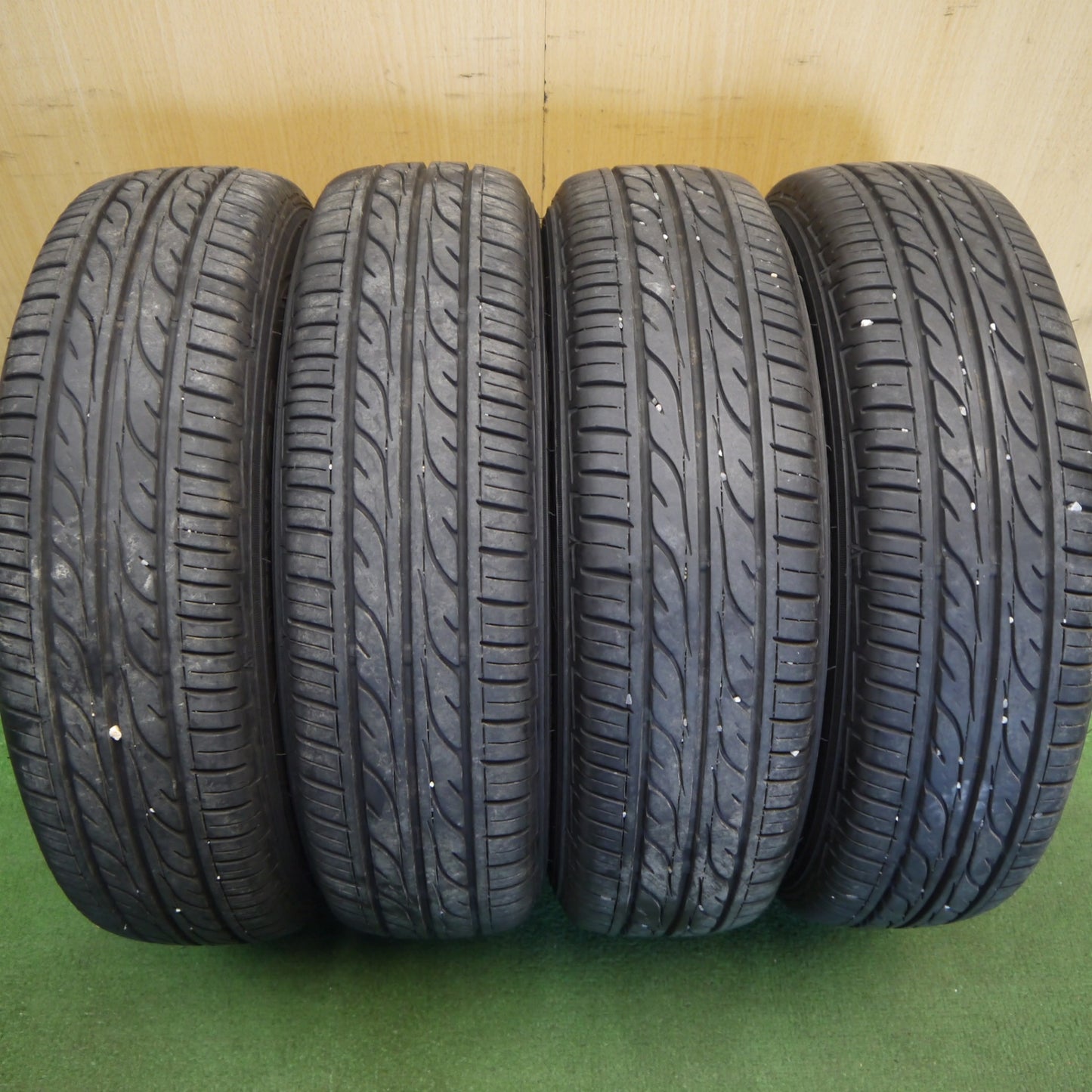 バリ溝！23年！キレイ！8.5分◎スズキ HA36S アルト 純正 スチール 155/65R13 ダンロップ EC202 13インチ PCD100/4H◎6071703Hノ