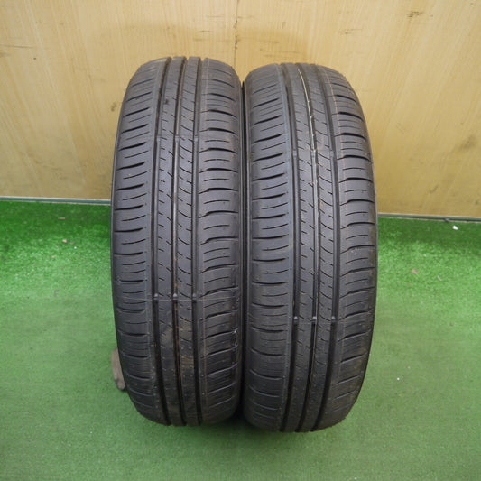 新車外し！24年！2本★165/60R15 ダンロップ エナセーブ EC300+ タイヤ 15インチ ハスラー タフト キャスト フレアクロスオーバー デリカミニ ソリオ デリカD:2 等★6050809Hノタ