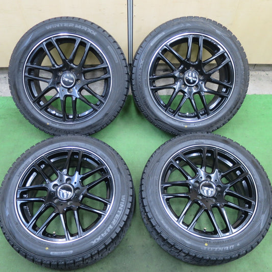 バリ溝！8.5分★ベンツ 等 EURO AFG 225/50R17 スタッドレス ダンロップ ウインターマックス WM02 17インチ ユーロ PCD112/5H★6022306TTス