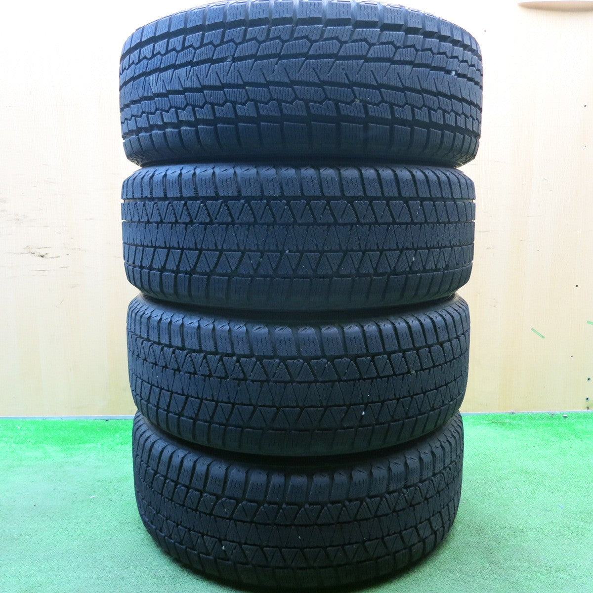 バリ溝！23年！9分★フォレスター 等 225/55R18 スタッドレス ブリヂストン ブリザック DM-V3 ヨコハマ アイスガード G075 ECO FORME PCD100/5H★5050502HAス
