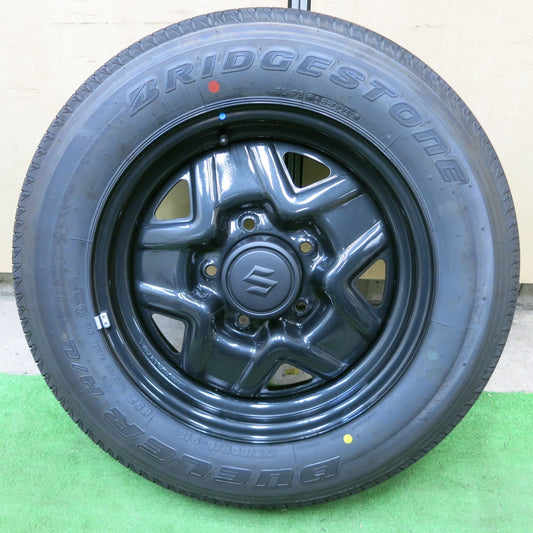 新車外し！24年！1本★スズキ JB64 ジムニー 純正 スチール 175/80R16 ブリヂストン デューラー H/L 852 スペア 16インチ PCD139.7/5H★5052801ナノ