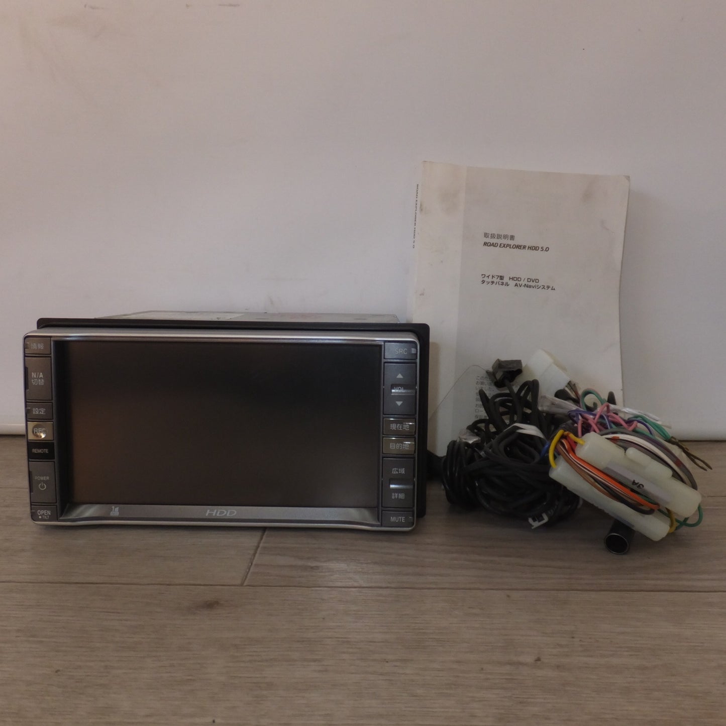 [送料無料] ★クラリオン製 ダイハツ 純正 ワイド7型 HDD DVD タッチパネル AV-Naviシステム NHDC-W57 08545-K9012(10)★